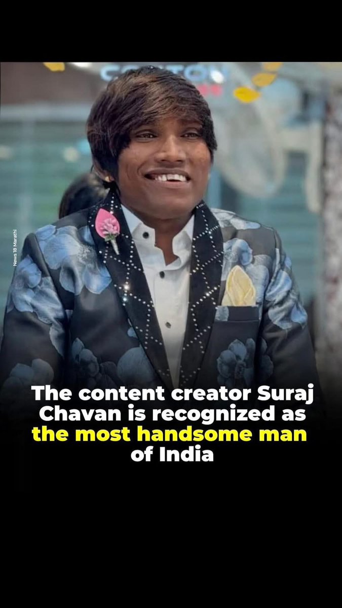 kushNegus's tweet image. Dubbed the “Indian Justin Bieber,” Suraj Chavan has just been crowned India’s Most Handsome Man out of 1.4 billion people.
From small town buzz to national spotlight, social media may have found India’s next superstar.

#ViralIndia #NextSuperstar #InternetFamous #SocialMediaStar