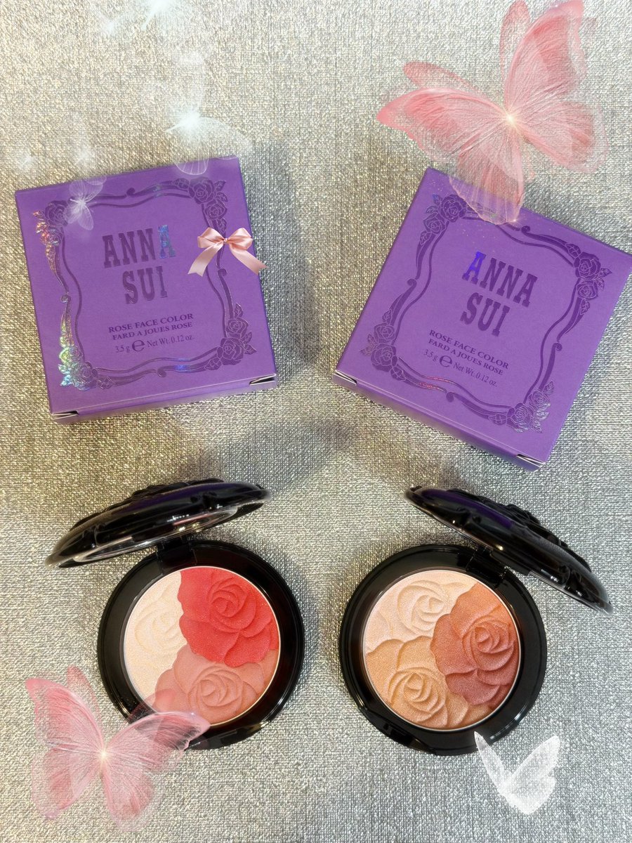 コスメ購入品 ANNA SUI ローズミックス フェイスカラー ✽04 アムール
