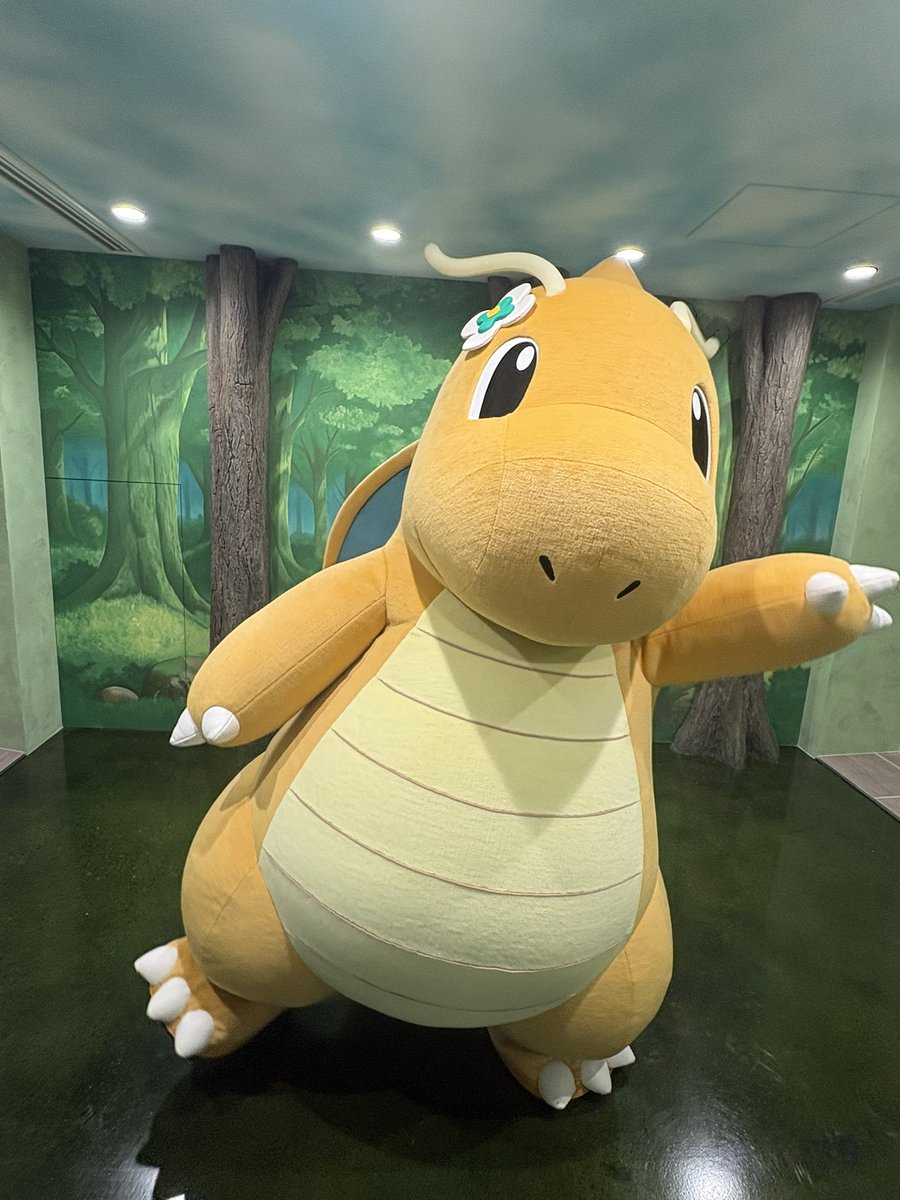 お花つけたカイリューさん！