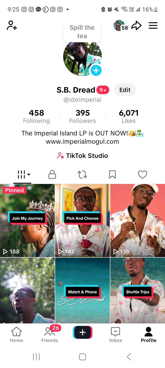 sbxtheimperial's tweet photo. TikTok been going through some issues and ads not on there, it's still all organic. I jumped from 366 to 395 since the last update https://t.co/CWigz29H1G