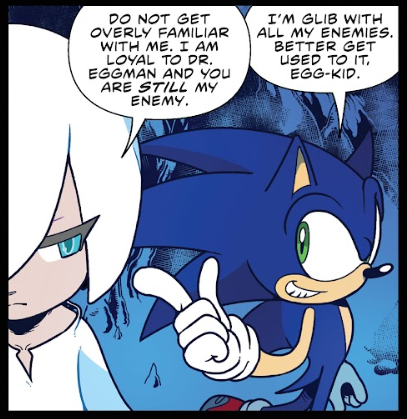 I don't actually. Because there's a hint of her being condescending towards Belle and Sonic that shows off actual character for her