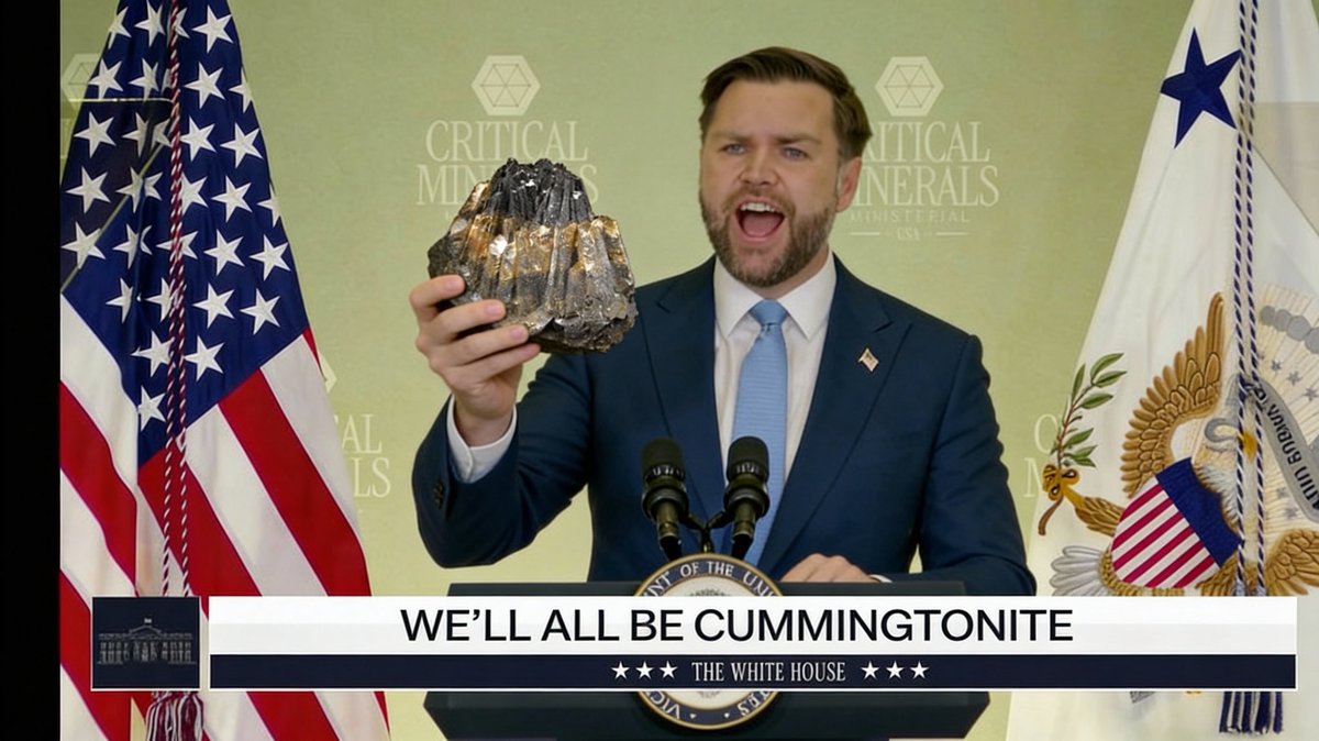 Did you all catch the part where he spoke about Cummingtonite?

Critical Mineral Ministerial. This is only getting started and very early!