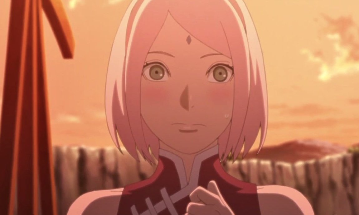 sasuke and sakura looking stunning during sunset