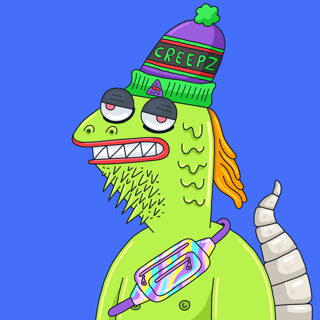 Just grabbed my first Creepz #NFT 
Been watching the community for a while and the vibe was too good not to jump in.
Happy to be here, excited to build with you all.