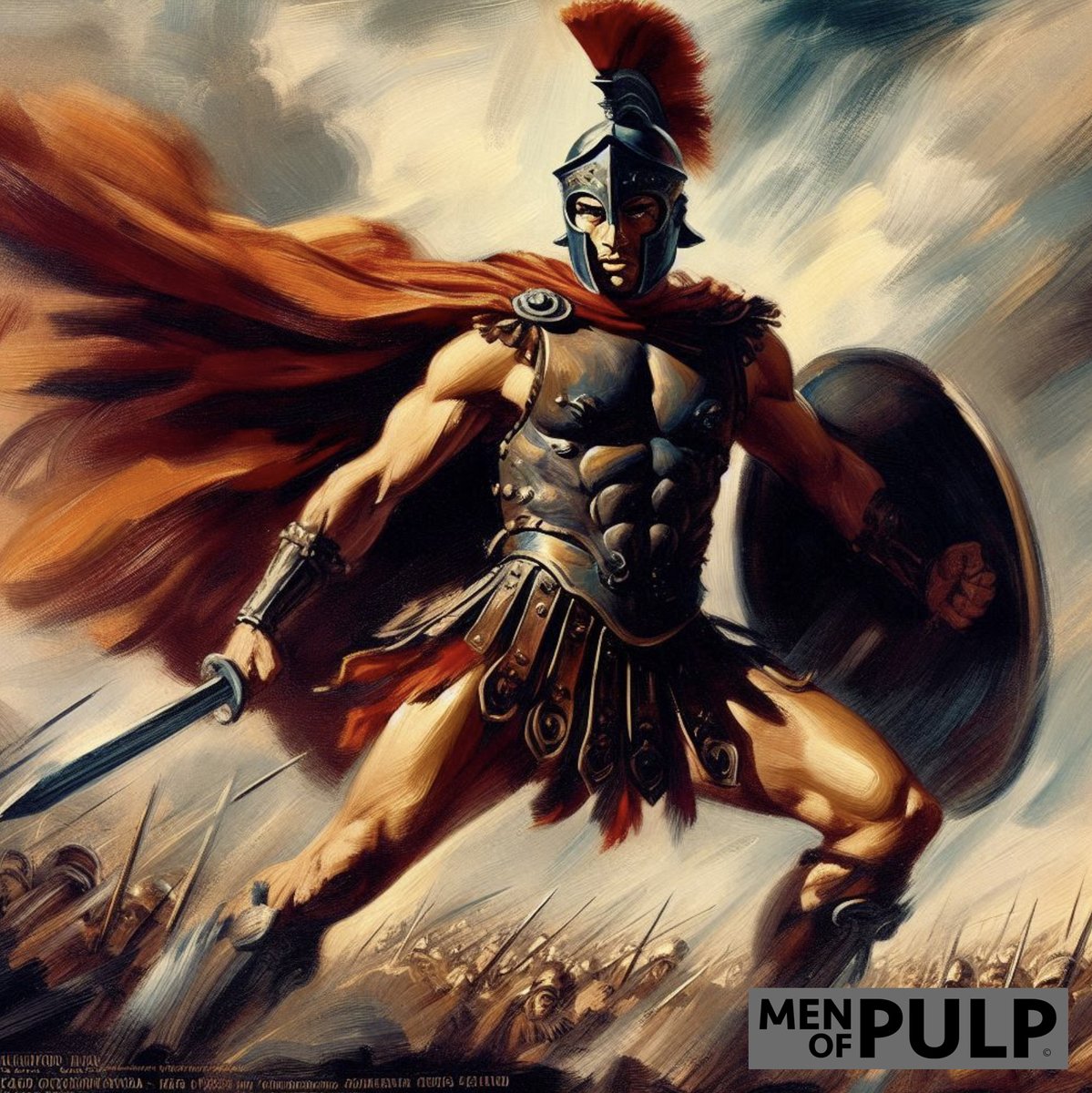 A HERO OF ROME

1960s AI-generated PEPLUM imagery