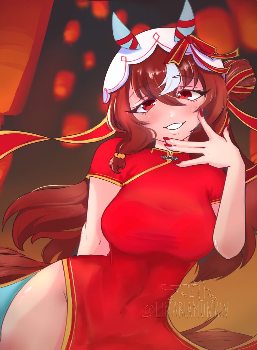 LinariaMunkin's tweet photo. YEAr of the HORSE UMA UMAA! 
Still in love!! 

#umamusume #YearOfTheHorse https://t.co/NTD3uIOjri