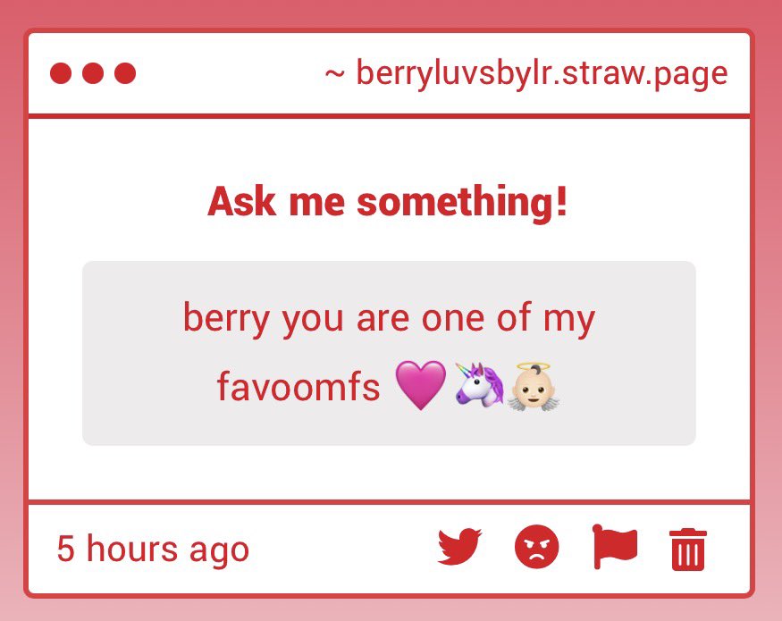 oh my glob thank u!!,!,!!,!!!!! i am wondering if this ismolls or kenz bcs of the emojis but if i’m wrong im sorry i just associate these emojis with molls &amp; kenz but THANK U WHOEVER U ARE!!!