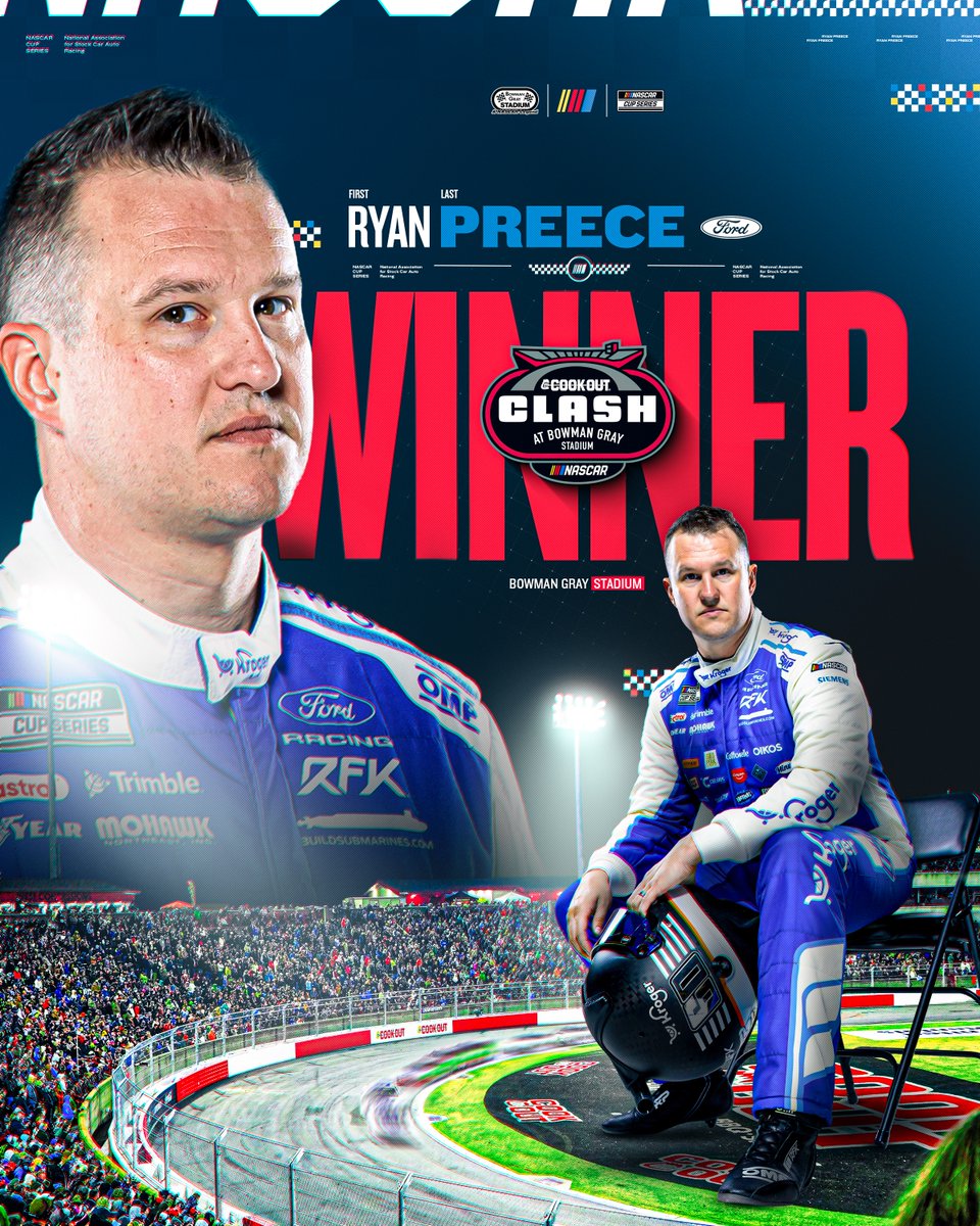 NASCAR's tweet image. From Modifieds to The Madhouse! 

@RyanPreece_ wins the @nascarclash.