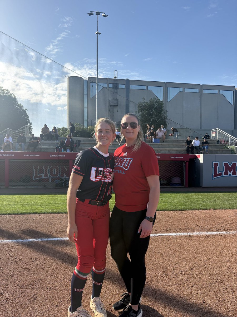 BYablonicky2028's tweet photo. This is a few days delayed but I cannot stop thinking about what an amazing camp I enjoyed at LMU.  Thank you to all the coaches and players for the education and knowledge you shared.
@tairiaflowers @shelbyjeff20 Go LMU softball.
As always thank you to my pitching coach @coachalyssarazo and USA Athletics Cordero/Lopez 16 U.  @softballamerica @ExtraInningSB @USASoftball @LineDsoftball
