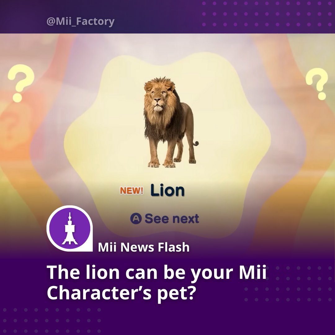 Mii Factory tweet media