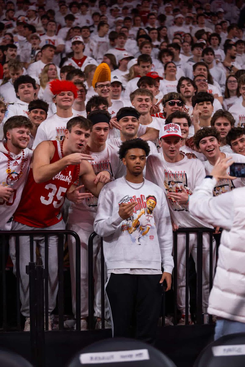 Miami was down until they weren’t. Michigan was down until they weren’t. Indiana didn’t really even have a football program until they did.  No one can tell me we can’t get <a href="/HuskerFootball/">Nebraska Football</a> back. These people behind me deserve to see us bring Husker football back. Just keep