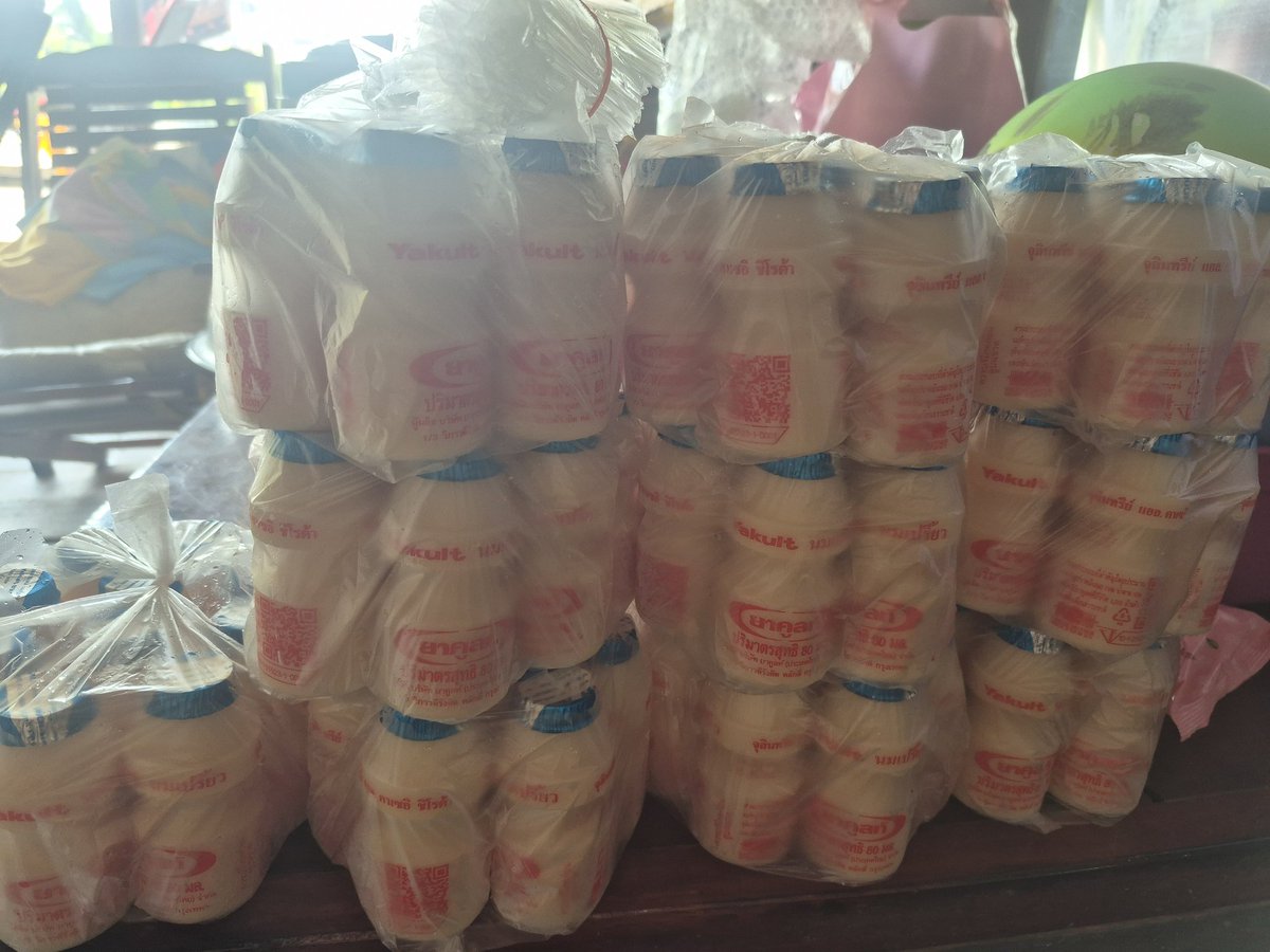 เป็นการซื้อยาคูลท์ที่มากที่สุดในชีวิต55555