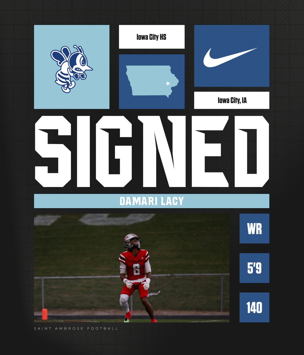 St. Ambrose Football tweet media