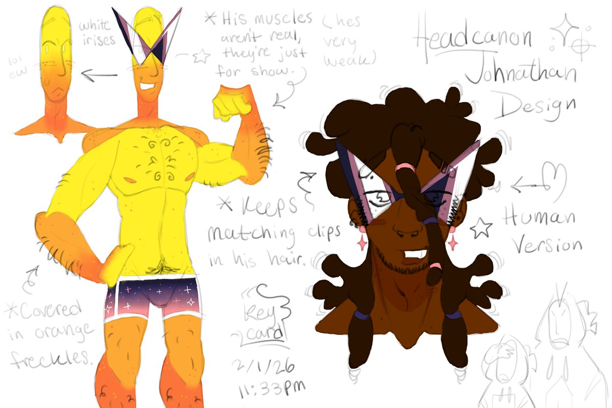 keycardpie's tweet image. MY JOHNATHAN HC DESIGN YAY
#john3 #ocfanart