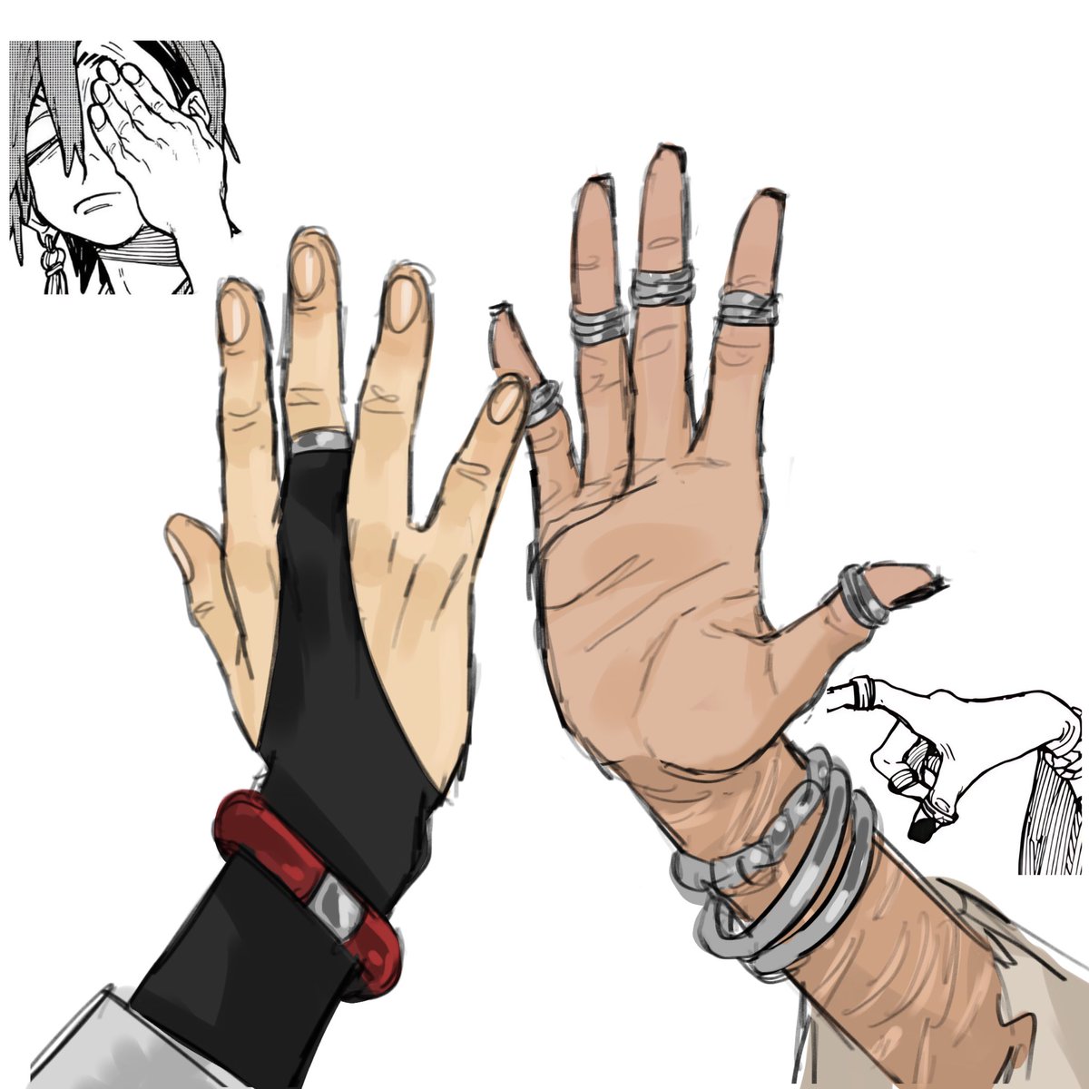 jamjamalam's tweet photo. my #janka hand comparison because that one screenshot makes my blood BOIIIILLLLL https://t.co/OuYFGgeQGh
