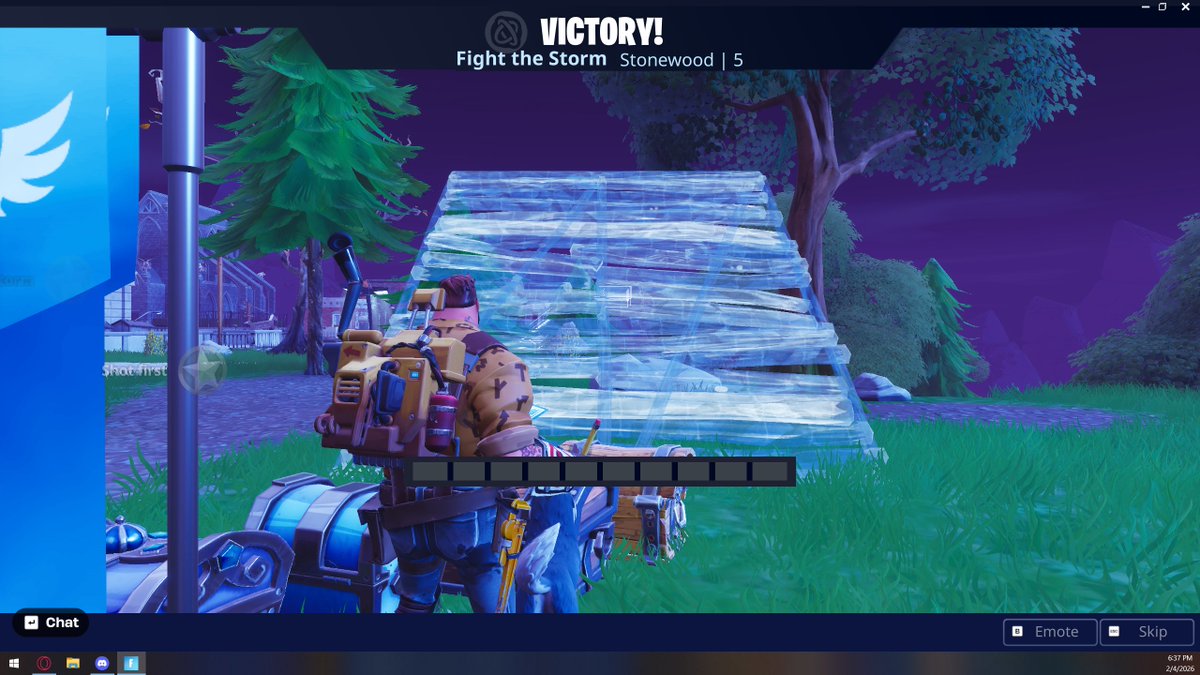 So, if you jump off the map as the mission ends, this happens