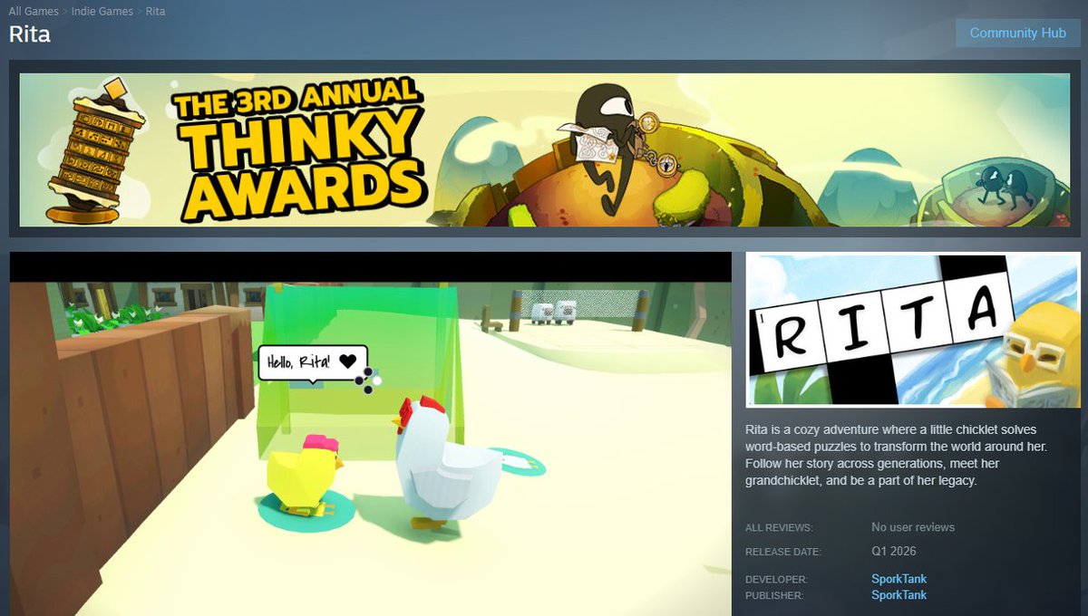 SporkTank 🐤 Wishlist Rita! tweet media