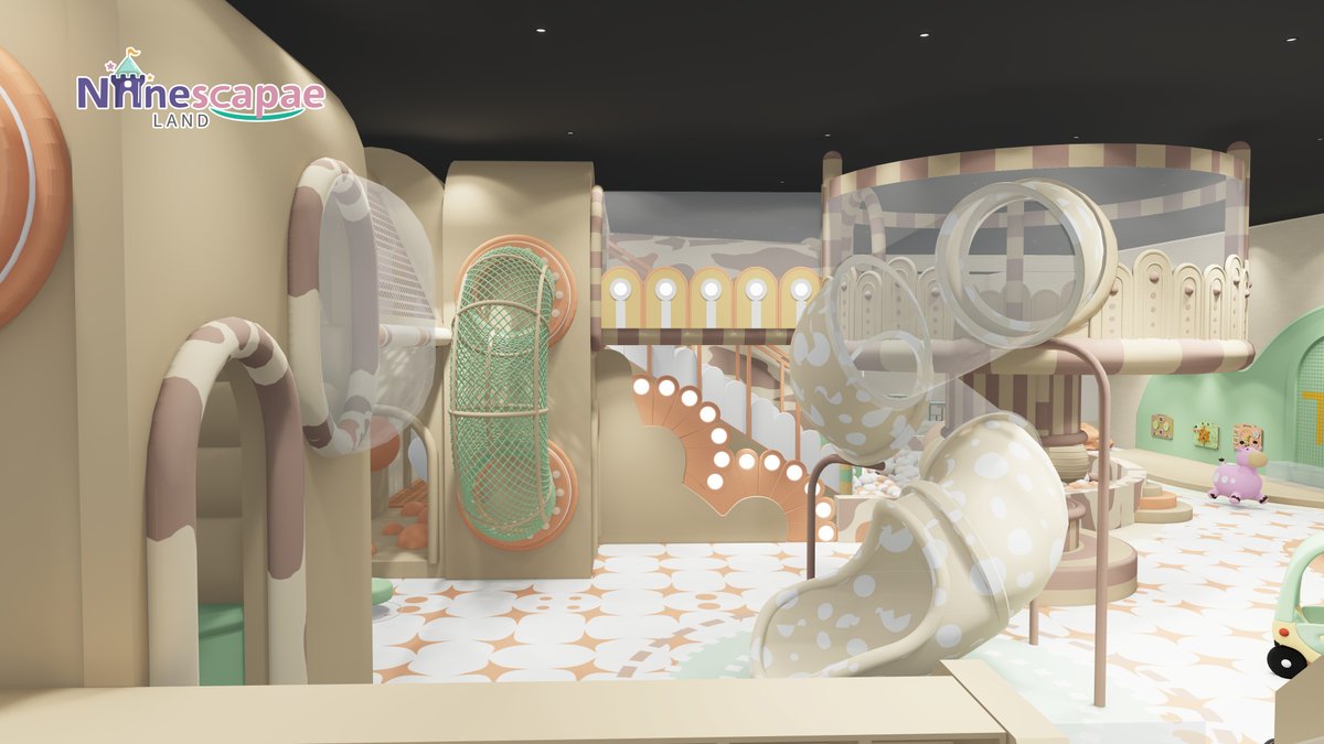 NinescapeLand's tweet image. Our playground systems and play panels are designed to meet rigorous safety standards, ensuring a secure environment for kids to play.#NinescapeLand #OneStopSolution #playareadesign #indoorplayground #indoorplaygroundmanufacturer