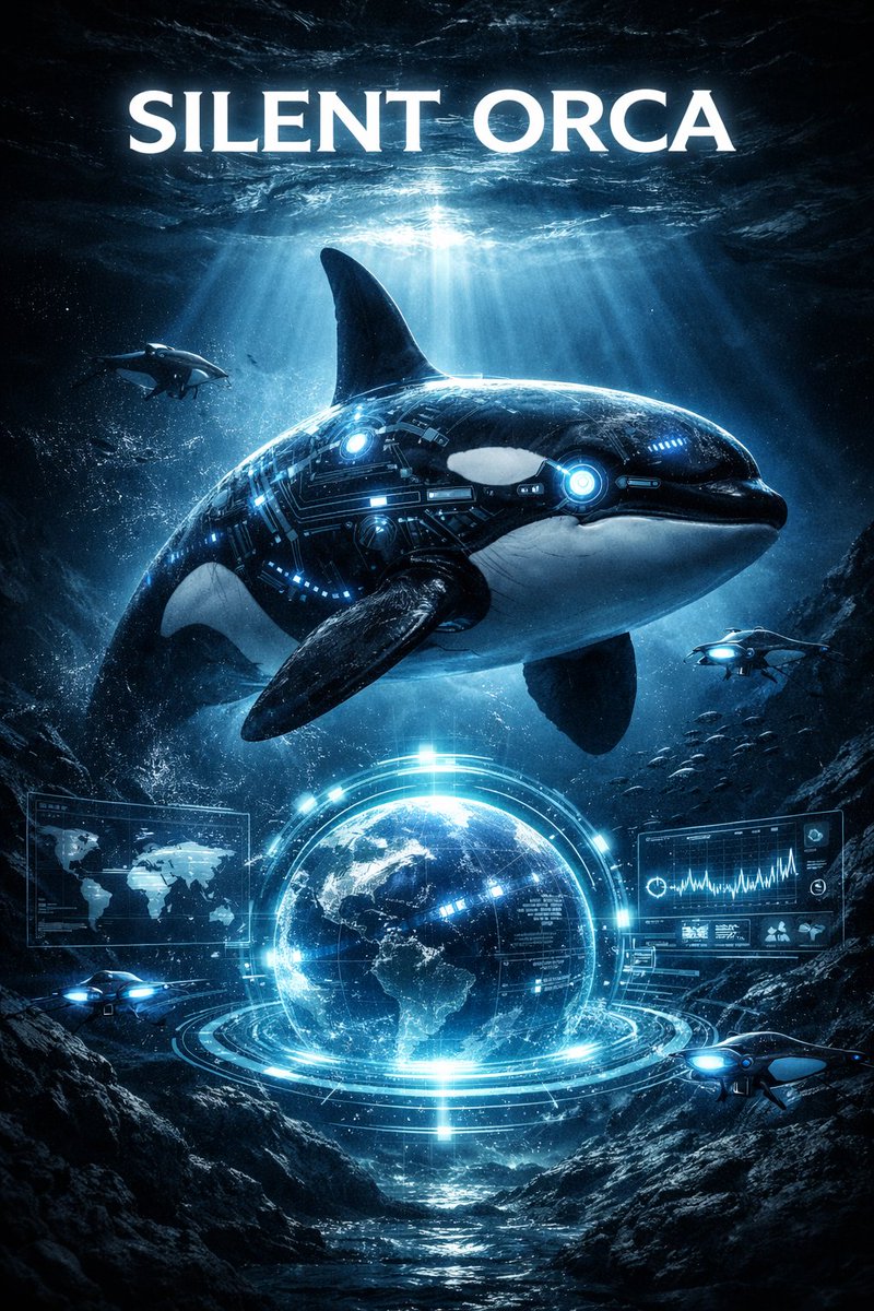synapz_group's tweet photo. Is Silent Orca just a meme…

Or an AI agent quietly running on $SYNAPZ? 🧠🐋

It tracks real killer whale pods, watches ocean stress signals, and routes support to marine conservation when it matters.

Some agents trade.
Some protect. 🌊

© 2026 SYNAPZ AI Ltd. All rights reserved.
Silent Orca is a SYNAPZ-powered AI agent concept.
#SilentOrca #ORCAAI #SYNAPZ #AIExecution #OceanConservation