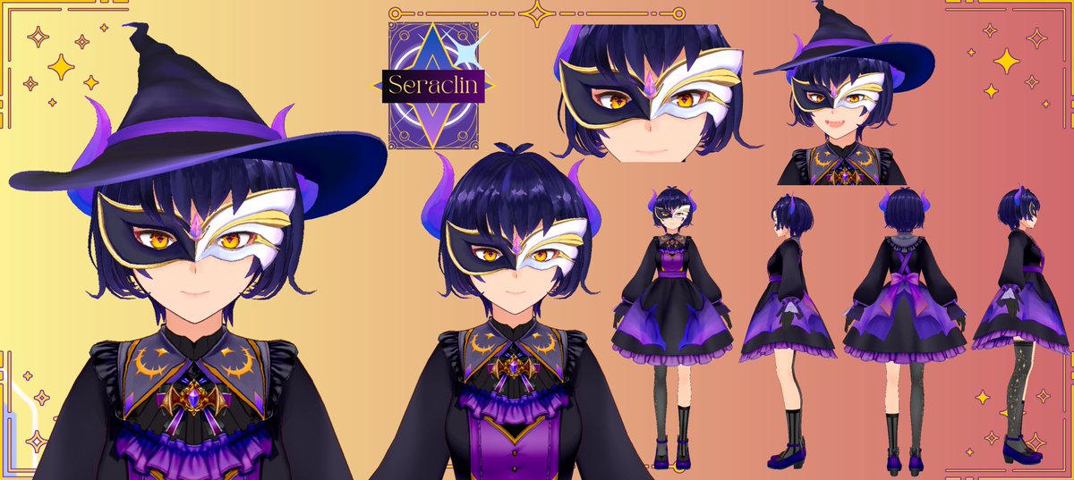 Seraclin | 🎭Masquerade Demon VTuber tweet media