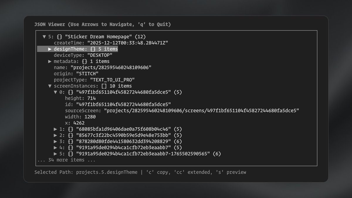 _davideast's tweet photo. Just dropped a new version of my Stitch CLI.

It's full of code management features for your @stitchbygoogle designs.

Give it a try (and a ⭐️) and lmk.

npx @​_davideast/stitch-mcp view --projects https://t.co/sW2GDbqZnm