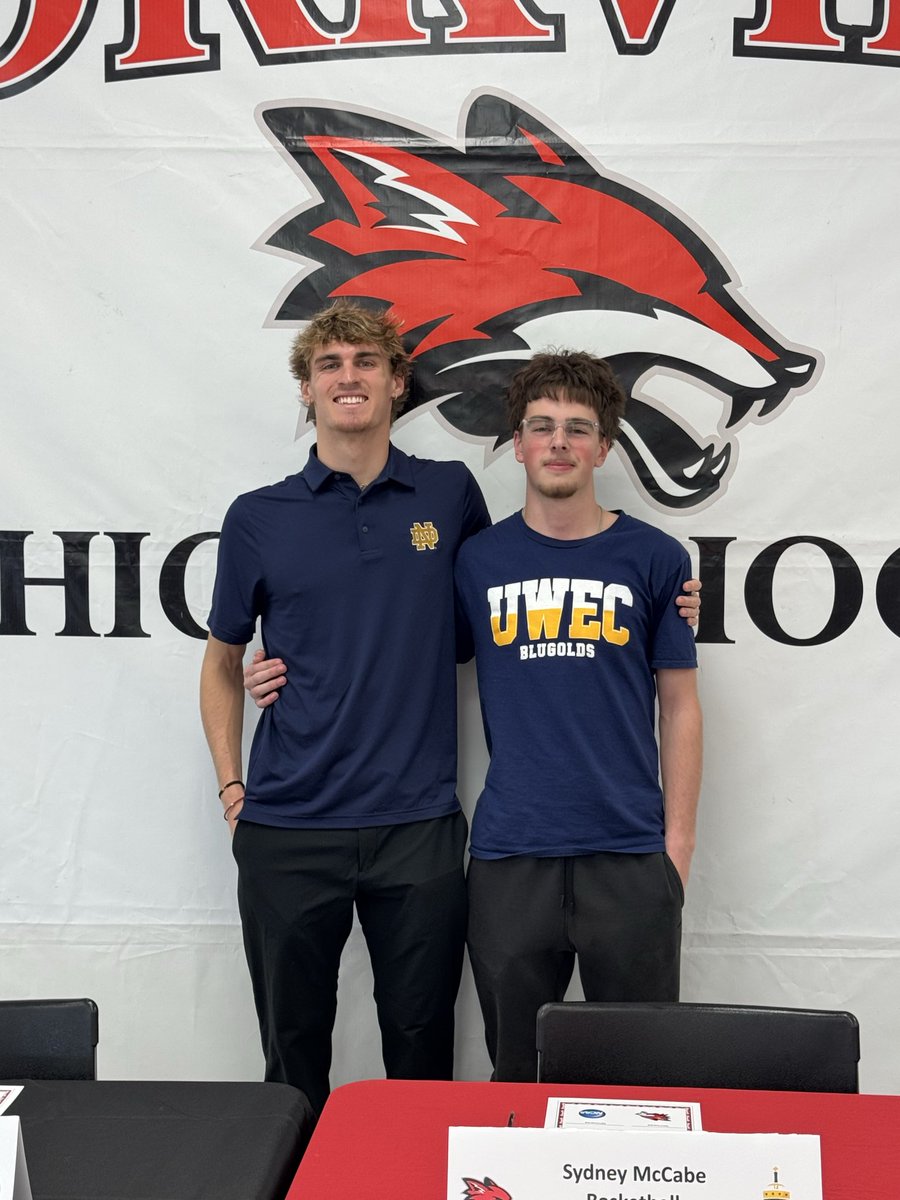 Coach_McCue's tweet image. Congratulations to our college signees! Owen Horeni will continue his track and field career next year at the University of Notre Dame and Jack Kokes at Wisconsin Eau-Claire. YHS Track and Field is very proud of our boys. @YHSAthletics115 @IllinoisRunNews @jwelge96 @MSHeartland_