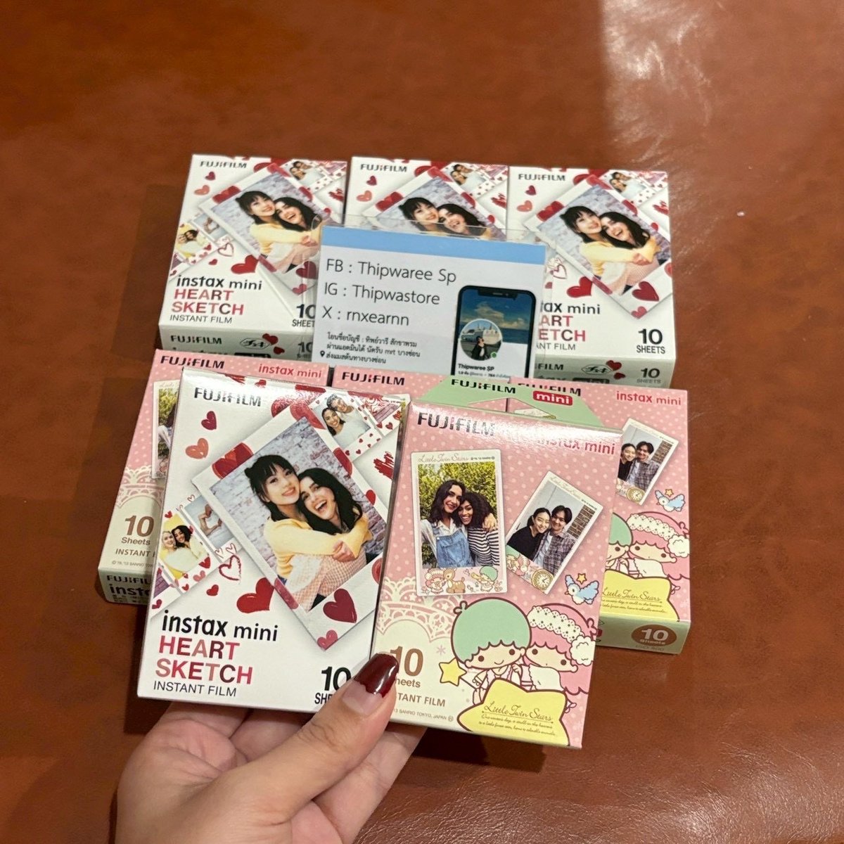 rnxearnn's tweet photo. 📦 ฟิล์ม instax mini ของแท้
10 แผ่น 330.- / ลายพิเศษ 430.-
ของพร้อมส่ง

🚚 แฟลช 25 ems 45 | 3 กล่องส่งฟรี รีทวิตลด 5.-

#กล้องโพลารอยด์ #ฟิล์มโพลารอยด์  #ฟิล์มโพลาลอยด์ #กล้องโพลาลอยด์ #เช่ากล้อง #กล้องดิจิตอล #ฟิล์มinstax )!:&amp;. https://t.co/9TABsxJJVW