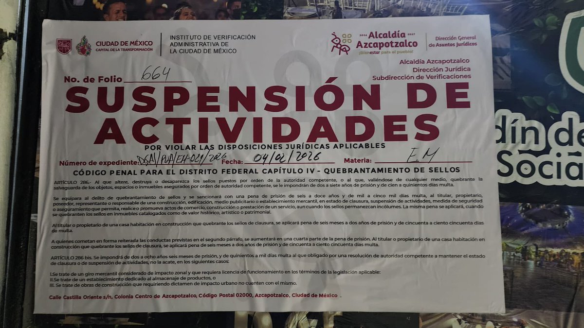Dicen que muchos no quieren lo que tú tienes sino más bien quieren que no tengas nada
Van 2 salones de eventos que la alcaldía #Azcapotzalco ha suspendido para que no podamos realizar nuestra asamblea distrital <a href="/QueSigaMX/">Que Siga La Democracia</a>  
#cdmx 
#politica
#guerrasucia 
#abusodepoder