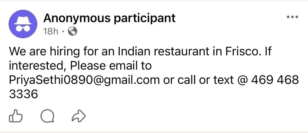 DrRepatriator's tweet image. Honest question #Texas

Why do some businesses in #Frisco, TX publicly claim to be law-abiding—

but then say on the phone they only hire F-1 students and pay cash or Zelle?

Is that legal in Texas?
Asking for a few million friends.