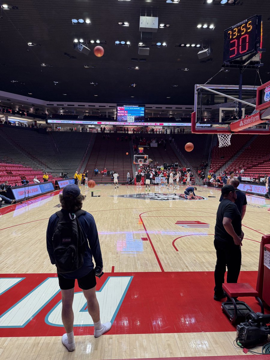Best seats in the house #GoLobos beat Utah St