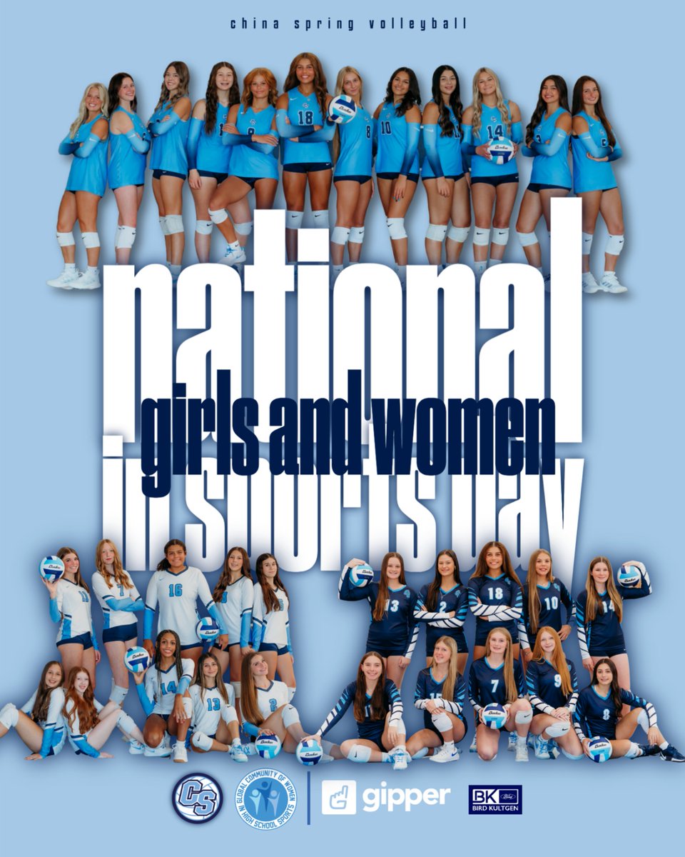ChinaSpringVB's tweet photo. Can't let the day end without celebrating the amazing young women athletes in our program on the National Girls &amp; Women in Sports Day! #SYSMAU https://t.co/BeYuOeUJjv