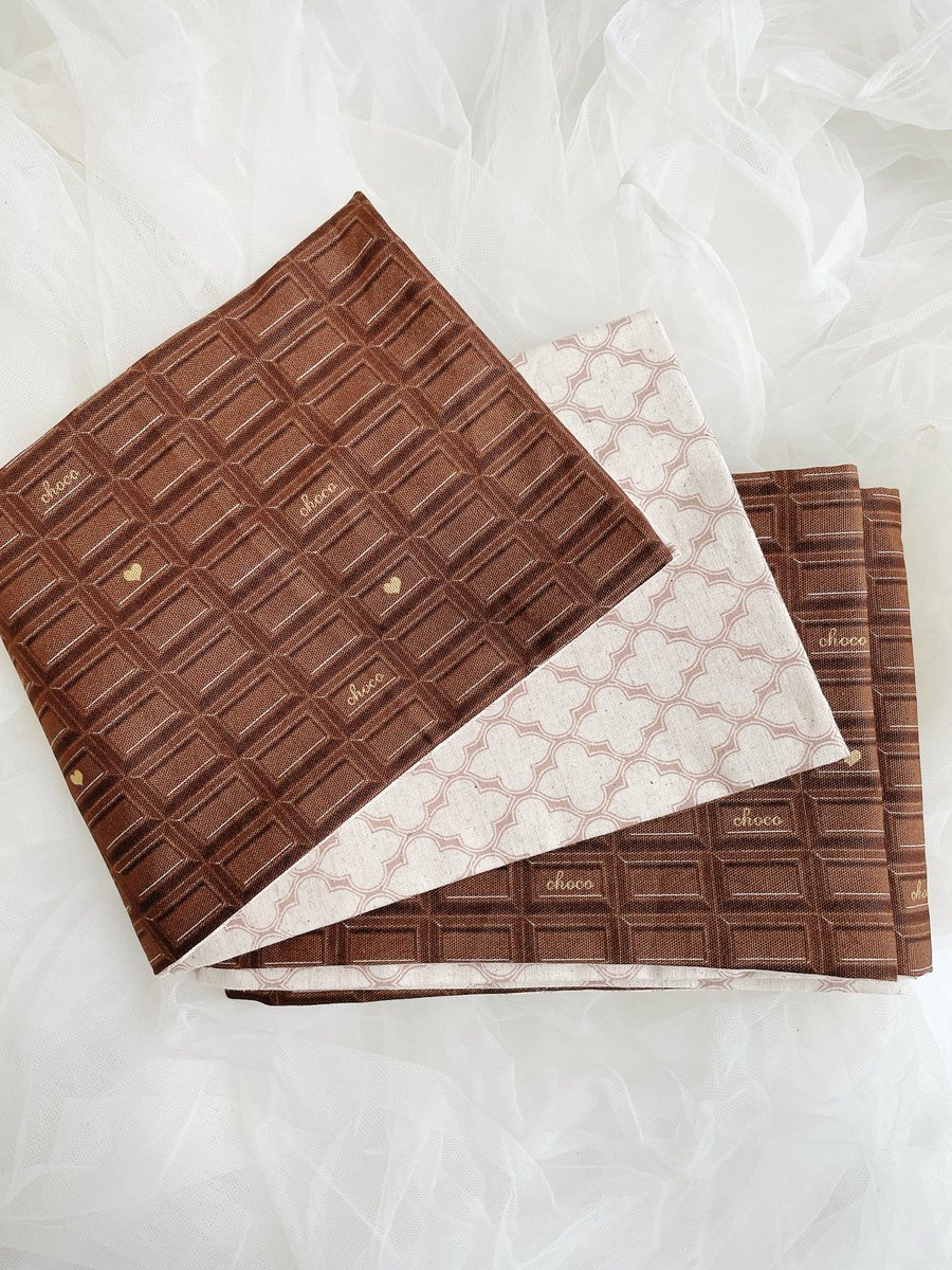 板チョコ×モロッカン柄のリバーシブル半幅帯はラスト1点となりました