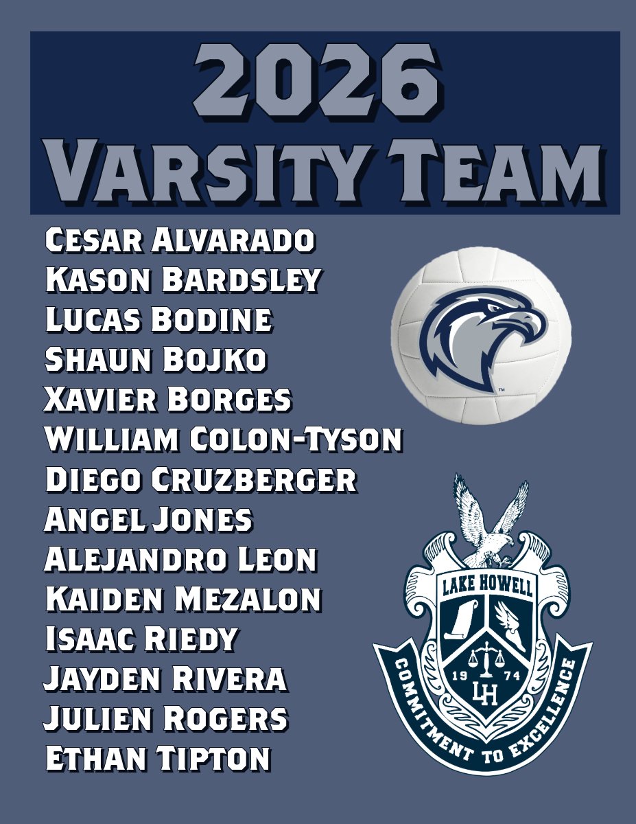 2026 Varsity Volleyball 🏐

Thank you to all student-athletes who competed in varsity tryouts. The effort and competitiveness were outstanding.

Congrats to those selected to the Varsity Team.
JV tryouts continue tomorrow.

💙🤍 #SilverhawkPride #HawkFamily