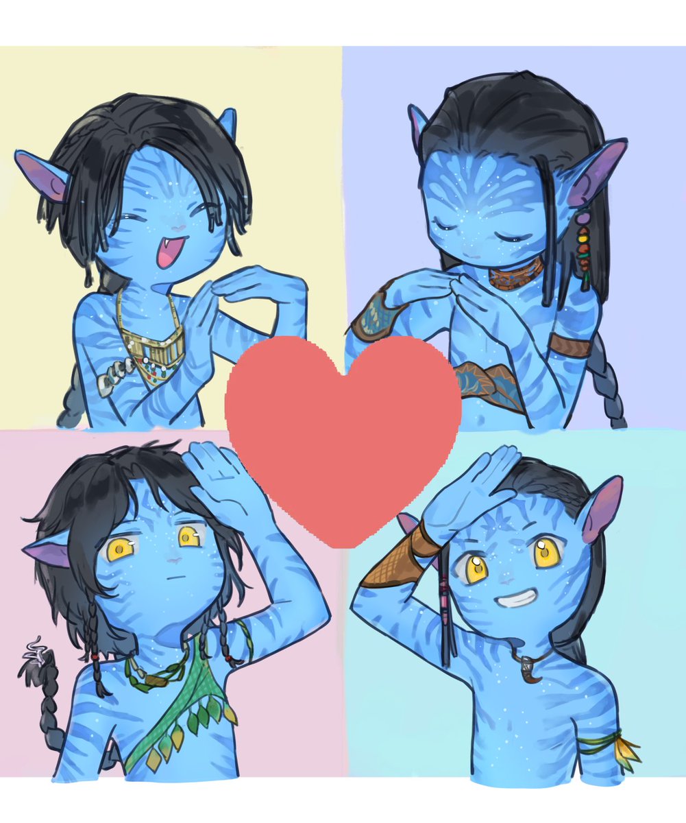 Amooncake's tweet photo. Sully stick together!
感谢keno老师提供的模板！太可爱了 ！！ #tuktirey #Neteyam #Kiri #loak #Avatar #avatar3 https://t.co/s1zG939bf8