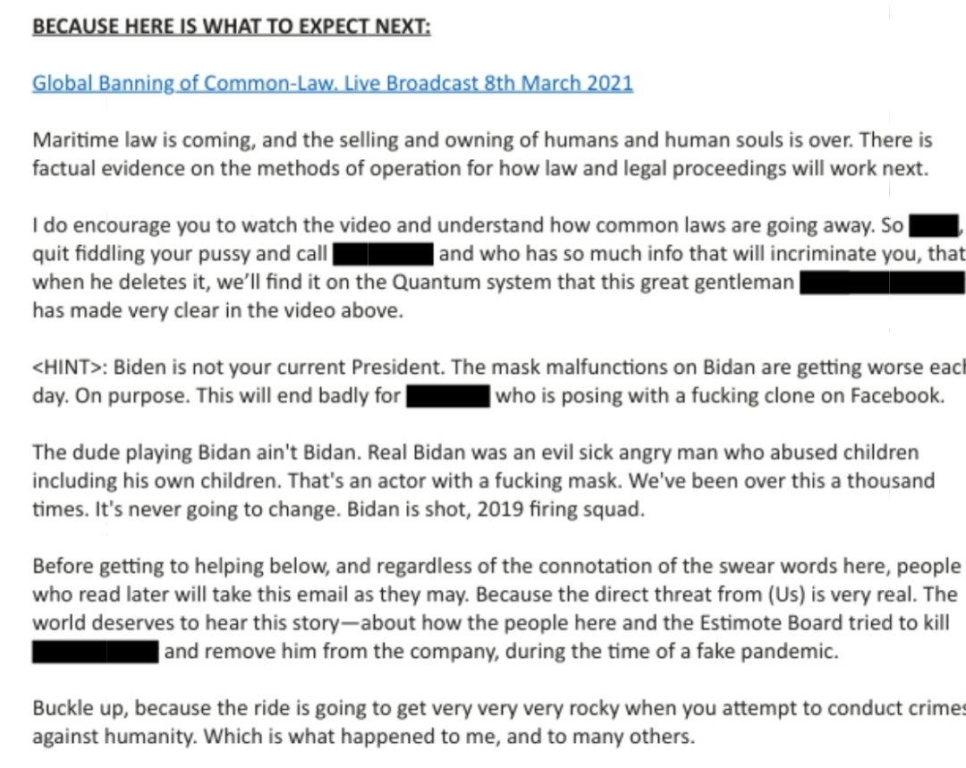 🚨Joe Biden serait mort depuis 2019! Ce serait un acteur avec un masque qui l'aurait remplacé.😳
Le pire c'est que ça semble logique quand on y repense.  Page 7
justice.gov/age-verify?des…