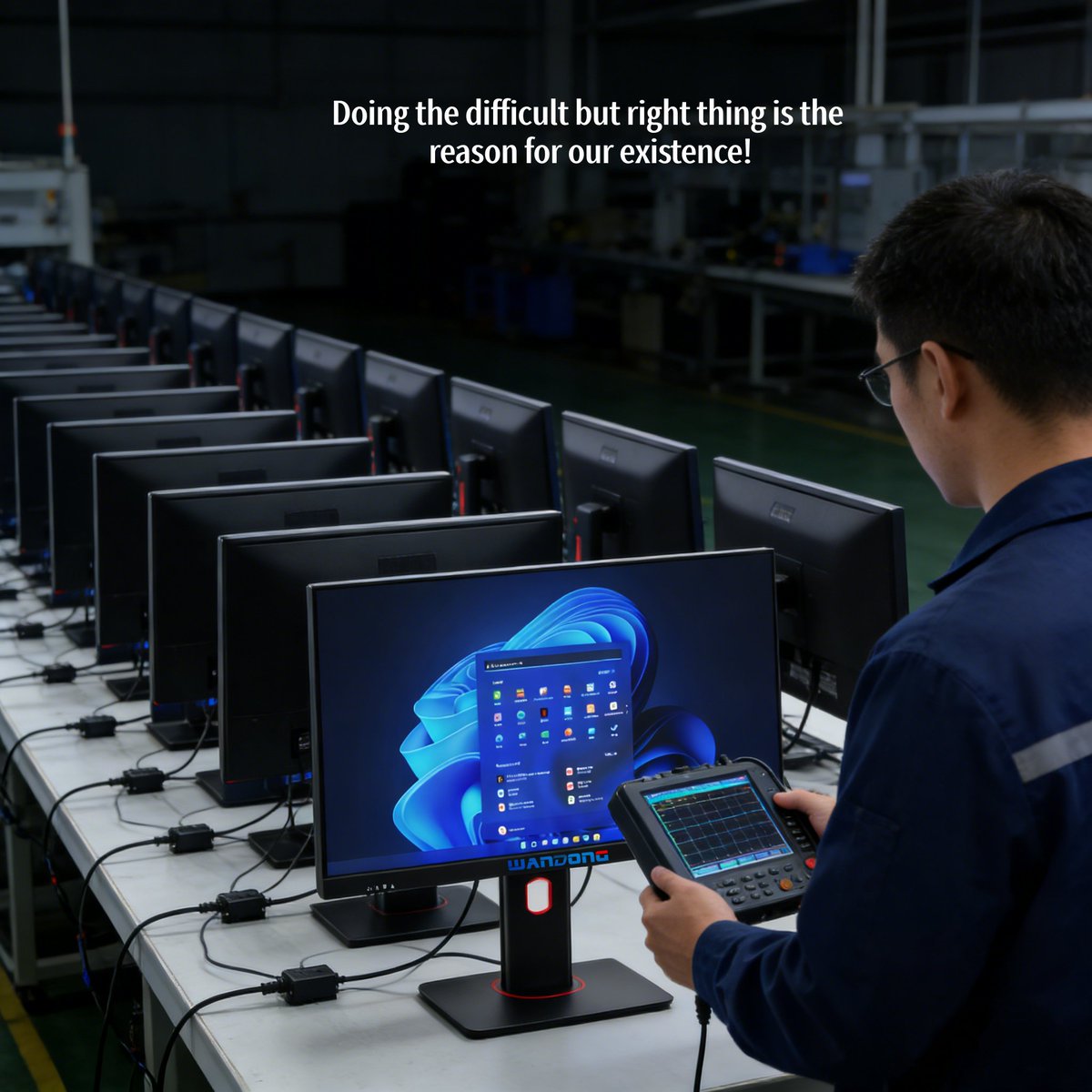 Wdongwd's tweet photo. Doing the difficult but right thing is the reason for our existence!
#wandong #computer #allinonepc #allinonecomputer #aiopc https://t.co/oEOW7fsy2O