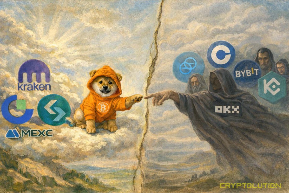 Which CEX will step forward, embrace the Free &amp; Fair standard, and list $DOG (Bitcoin) next? 👇

1⃣@OKX
2⃣<a href="/Bybit_Official/">Bybit</a> 
3⃣<a href="/Gemini/">Gemini</a> 
4⃣<a href="/coinbase/">Coinbase 🛡️</a> 
5⃣<a href="/kucoincom/">KuCoin</a>