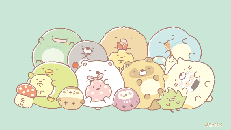 sumikko_335's tweet image. みんなでまんまる
#たぬきのまんまるレストラン