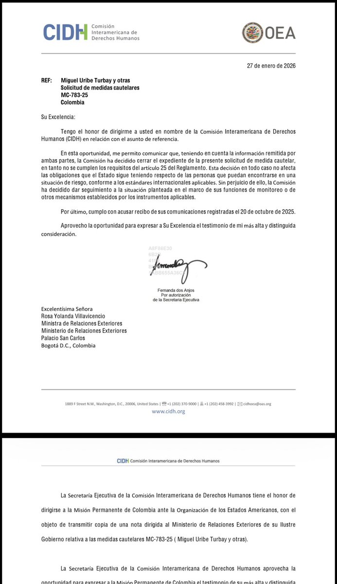 Nada extraño. La <a href="/CIDH/">CIDH - IACHR</a> negando las medidas cautelares solicitadas por la familia del inmolado Miguel Uribe Turbay.
La CIDH tiene un reglamento escrito para la izquierda (todas las peticiones son acogidas) y otro clandestino para quien sea de derecha (se le niegan). No importa si