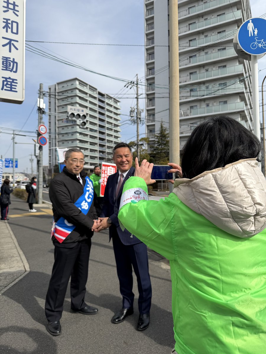 jive_kazu's tweet image. すずき英敬先生

本日は #愛知7区 #鈴木じゅんじ 候補の応援にお越しいただき、本当にありがとうございました！
先生の演説に、現場の空気が一気に引き締まり、支援者も大変励まされました。
この勢いのまま、最後まで全力で戦い抜きます。心より感謝申し上げます。

#鈴木英敬
#すずき英敬…