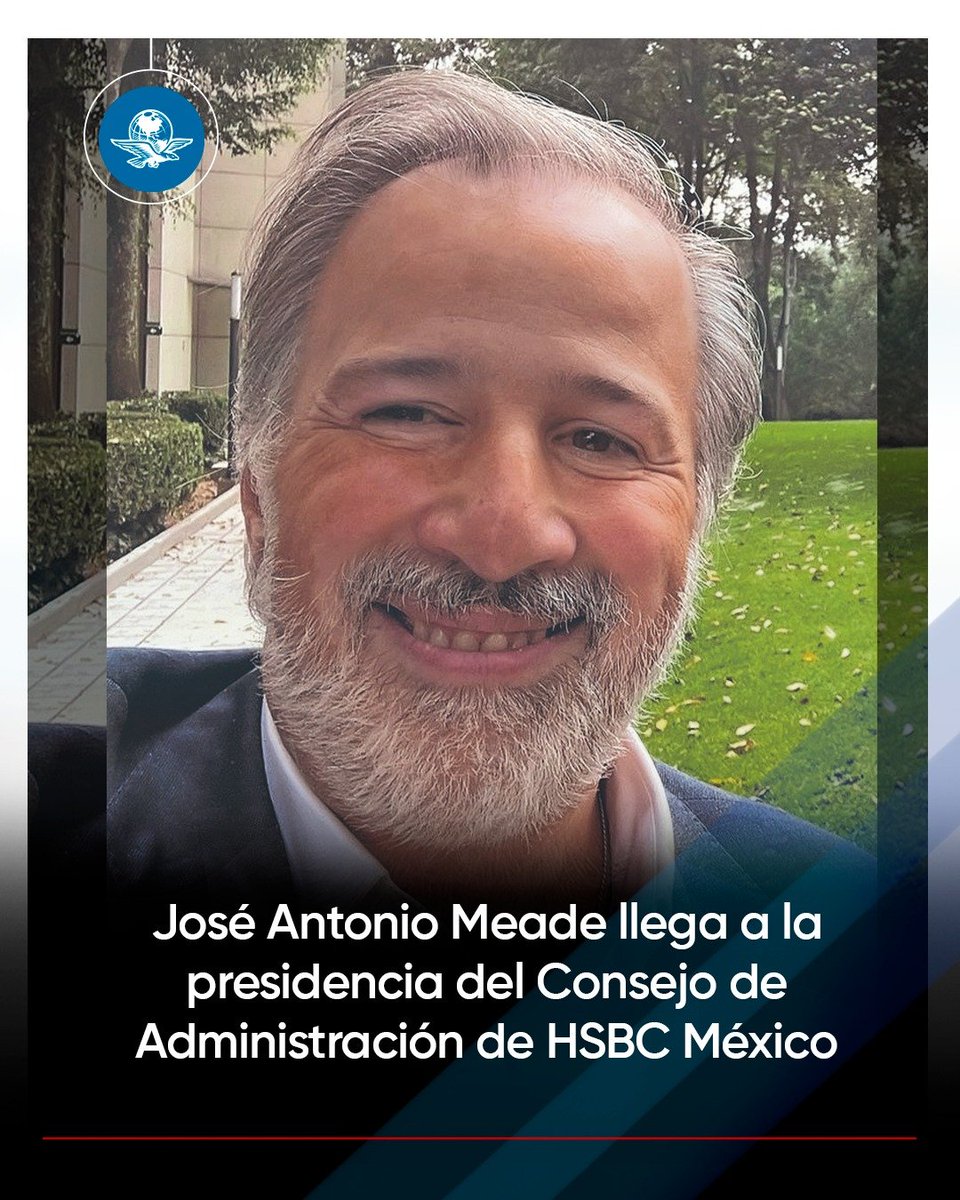 El_Universal_Mx's tweet photo. 🔴 HSBC México informó la designación de José Antonio Meade como presidente de su Consejo de Administración, cargo que asumió con efectos a partir del 3 de febrero de 2026.

Meade Kuribreña fue candidato a la Presidencia de la República en 2018 por el PRI, en la misma contienda en la que participó Andrés Manuel López Obrador.
https://t.co/vjkf5DieIC
