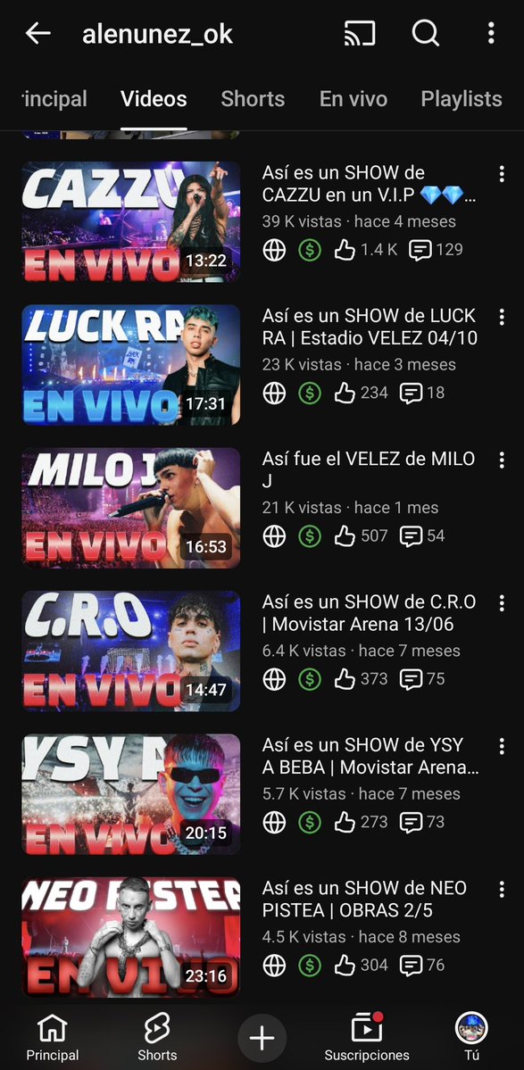 <a href="/AngieVelasco08/">Angie Velasco</a> POR FAVOR ANGIE NECESITO ESTAAAR. Este año empece y grabe vlogs de todos los shows que fui. Y ahora quiero seguir con mucho mas contenido, seria alta ilusión estar

youtube.com/@alenunez_ok?s…