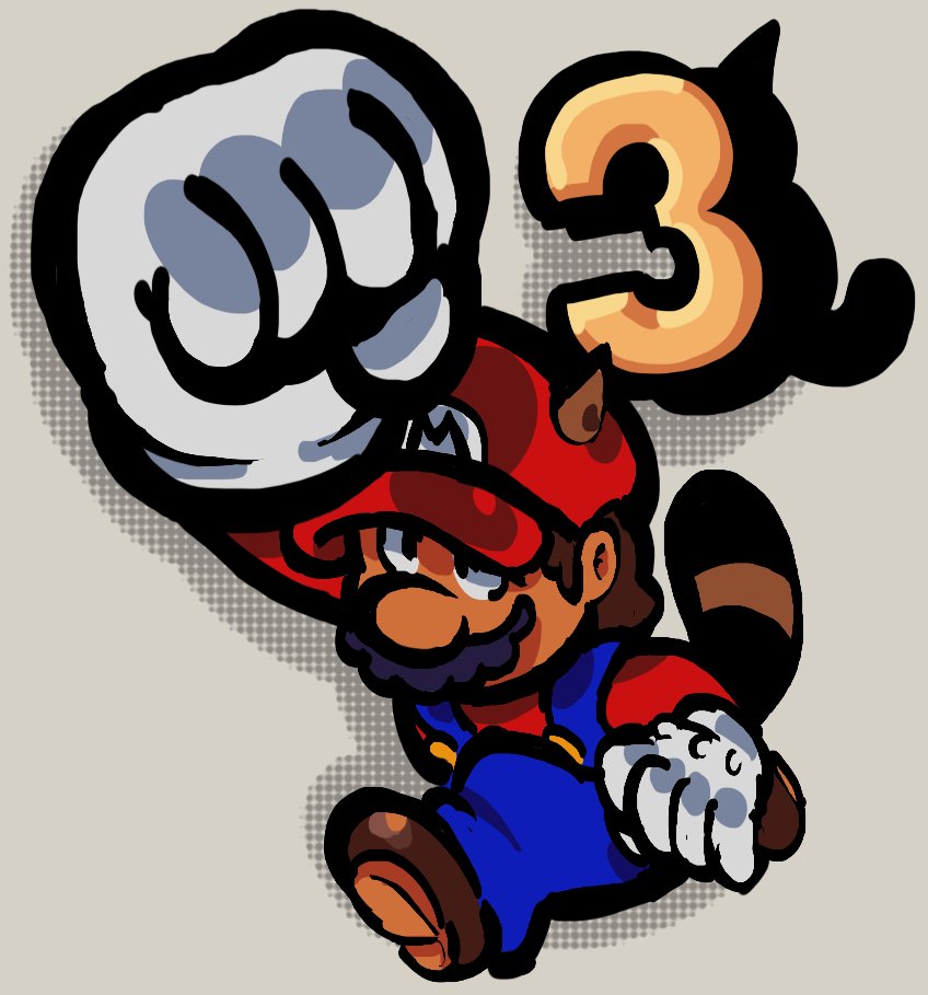FromNoth2Somth's tweet image. mario 3 test drawing i did that i believe came out alright!