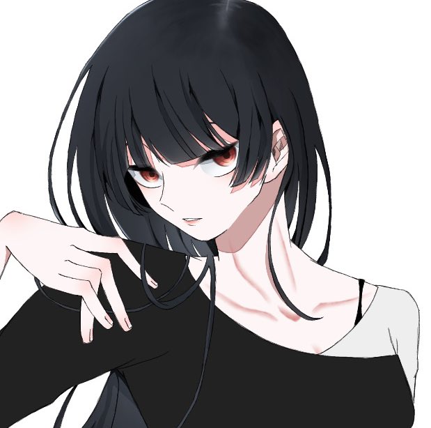 強い顔面の女
唇の下にホクロつけるか悩む、、、
