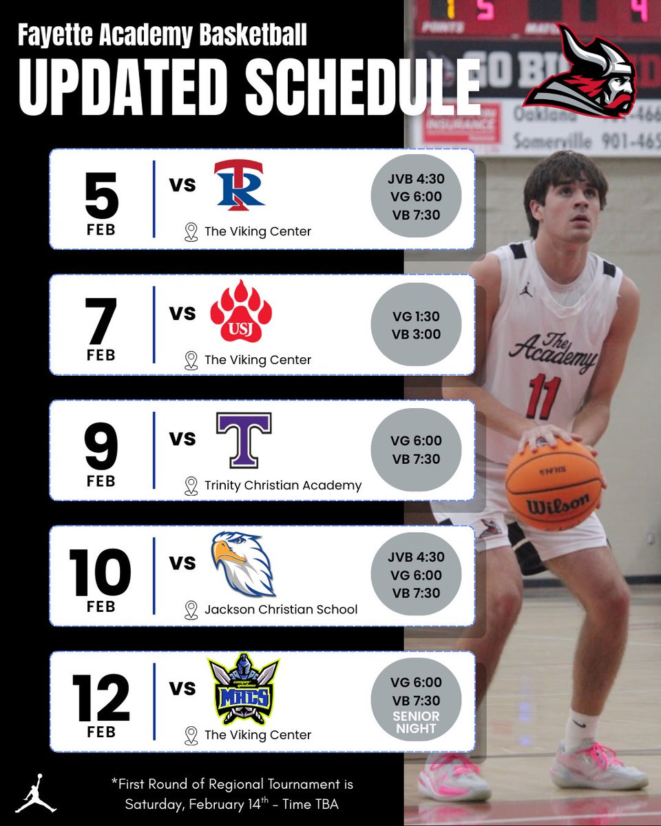 FAVikingsMBB's tweet photo. Updated schedule to finish things up!

#REFN #StepUp https://t.co/acDXUDi0gv