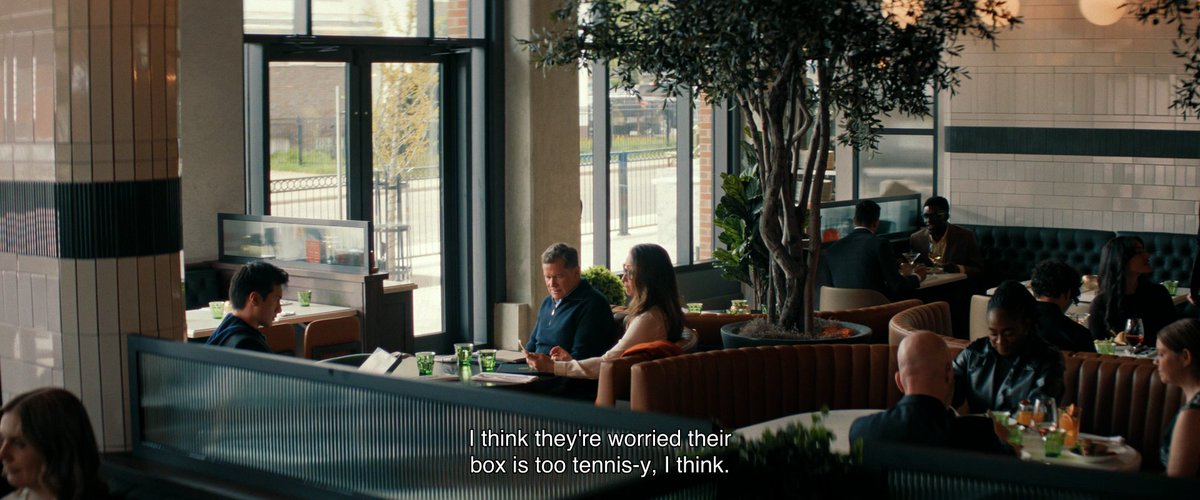 pinkstape's tweet image. rewatched the first episode and it's so interesting that yuna's immediate response to shane being tokenized is to reassure the montreal metros rep of how assimilated she (and by extension, shane) is. and then cut to 7 years later and it's still very much an Elephant In the Room