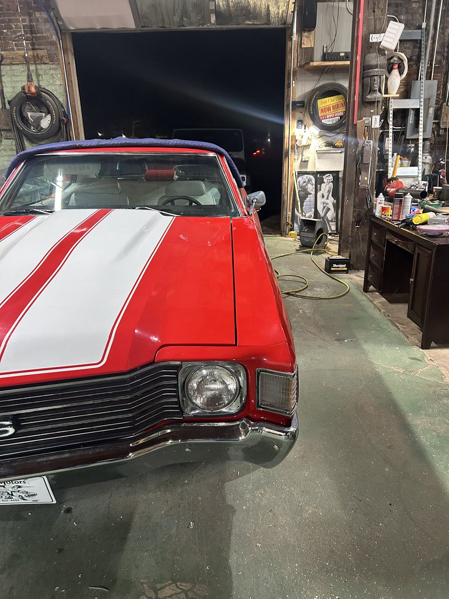 fastback1981's tweet photo. Work flow 2026. Start it out right with some @CVFRacing hood hinges on a buddy’s Chevelle. https://t.co/CkjUd7HDx6