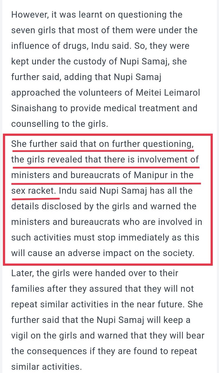 JShakurB's tweet photo. Modi's Masterstroke in Manipur:
🔸️Ex-CM: Pockets ₹250 crores annually as protection fees from assorted drug cartels.
🔸️Incoming CM: Secessionist Sympathizer & Chief Financier of UNLF, explicitly named as co-conspirator by the kingpins & victims of a sex trafficking ring in Manipur.
New Dy CM: Spouse of a prominent militant leader.
🔸️Fresh Minister (Govindas): Brother to the director of UNLF's Multi Billion ₹ Shell corporations.

@narendramodi @BJP4India @BJPCentralMedia @BJP4Manipur @LokBhavManipur @sardesairajdeep @the_hindu