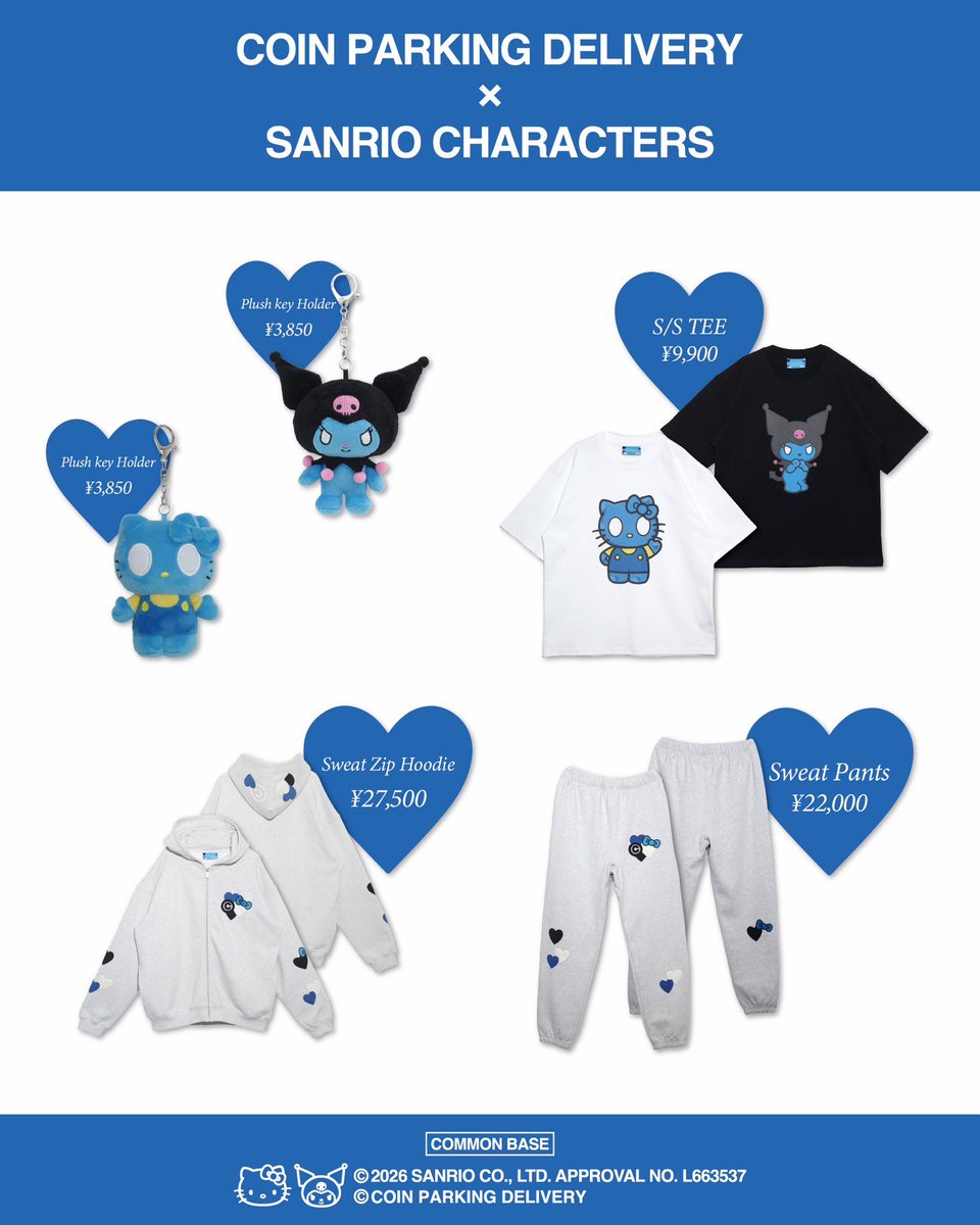 COIN PARKING DELIVERY x SANRIO キティクロミセット COIN PARKING