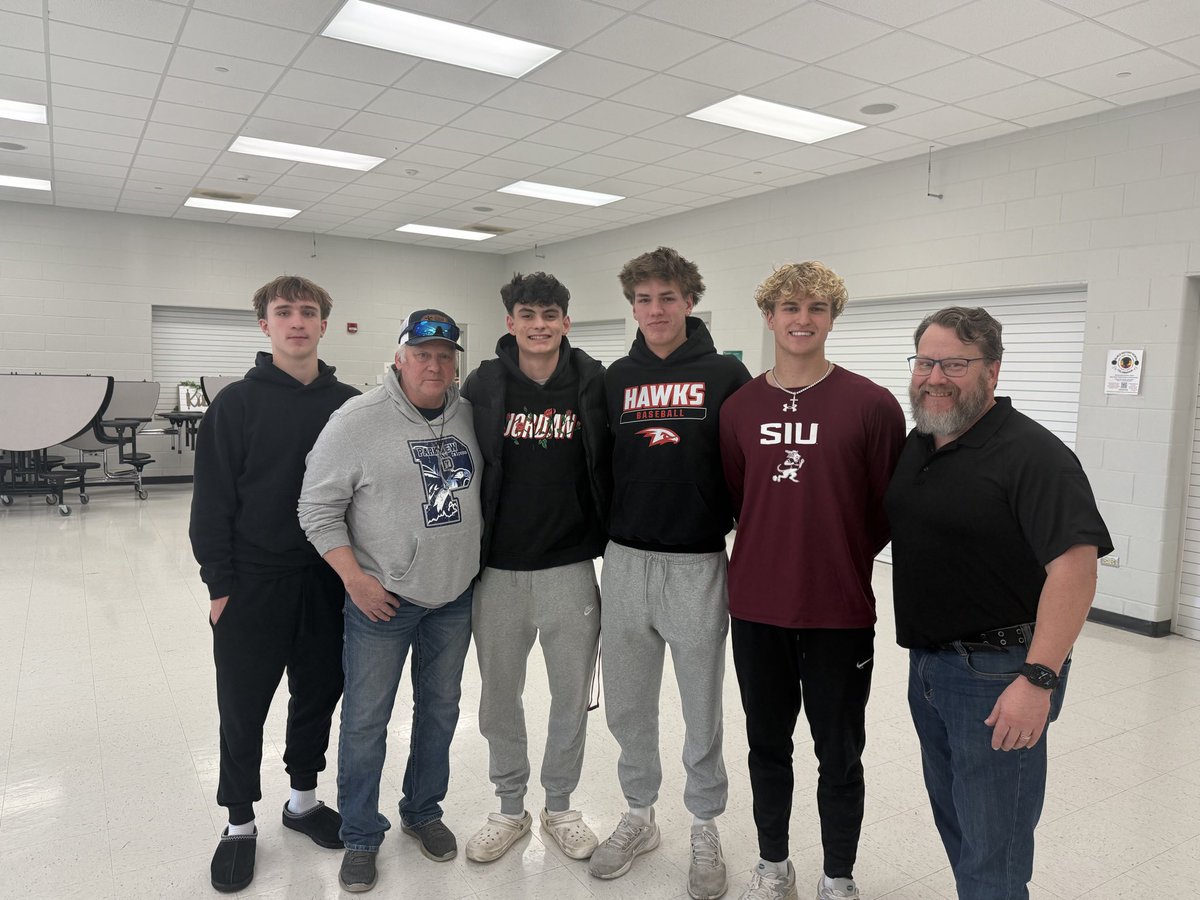 CoachBurgin's tweet photo. Congrats Hunter Niklos on signing to commit to play for SIU! https://t.co/stxBPb5k7y